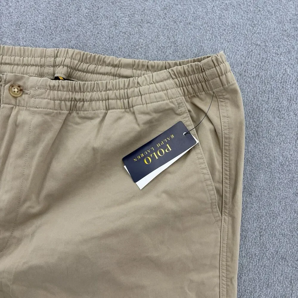 Polo Ralph Lauren Prepster Stretch Classic Fit 8” Khaki Shorts Men’s LT NWT